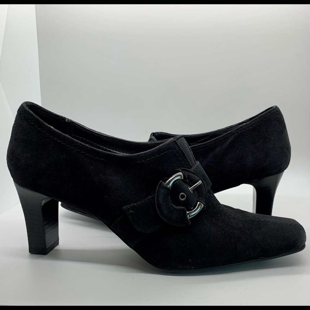 LIZ CLAIBORNE Womens Black Maribel Shoes size 7.5